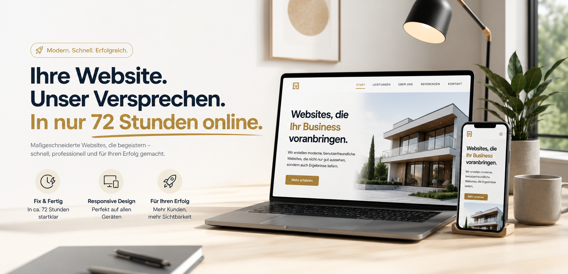 Homepage programmieren lassen - KI optimiert für bessere Performance